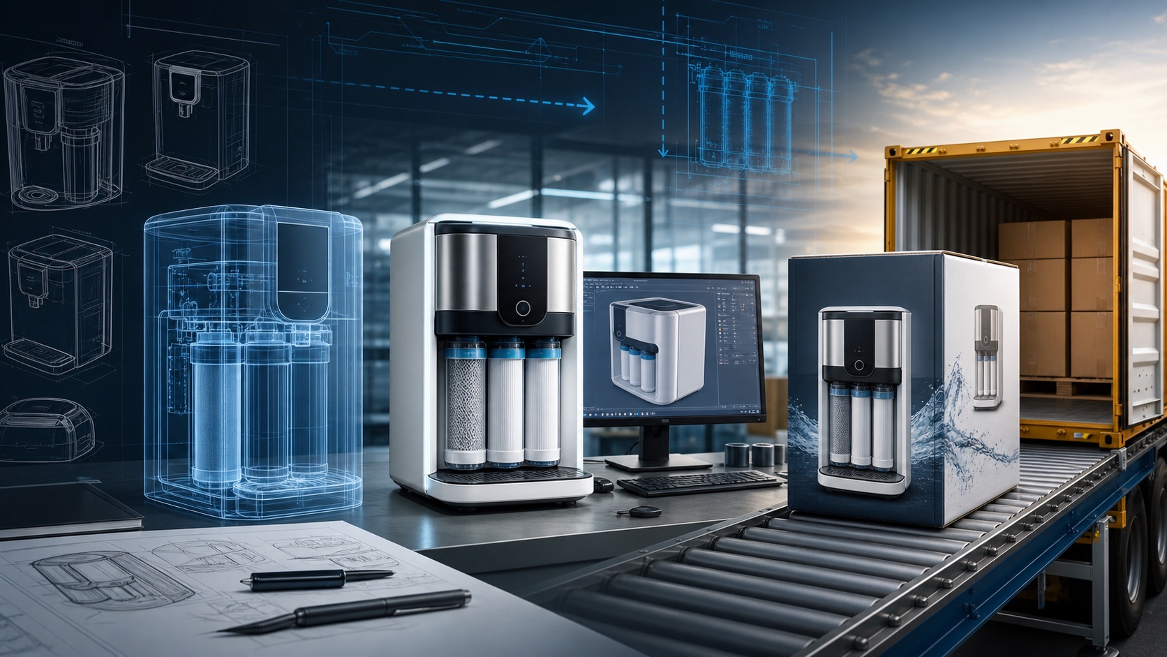 From Concept to Container: A Complete OEM Water Purifier Development Guide cover